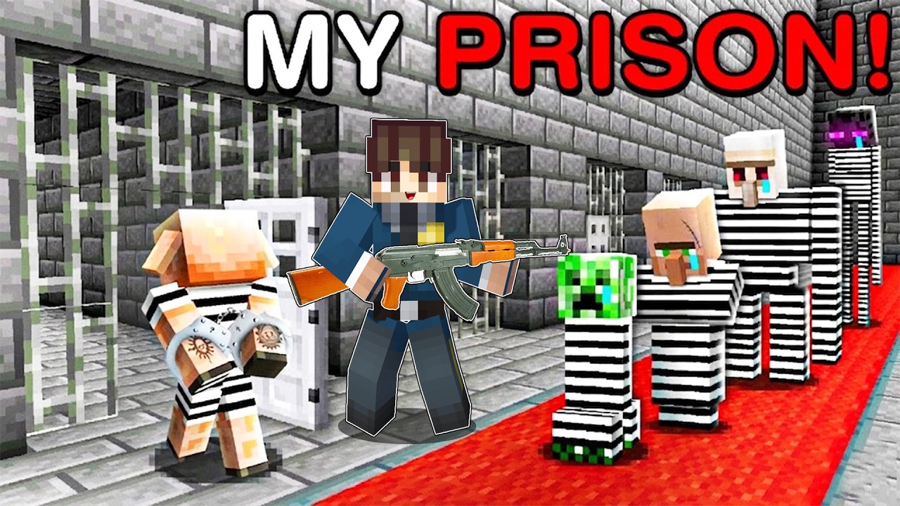 I Built the LONGEST PRISON in Minecraft (Tagalog)