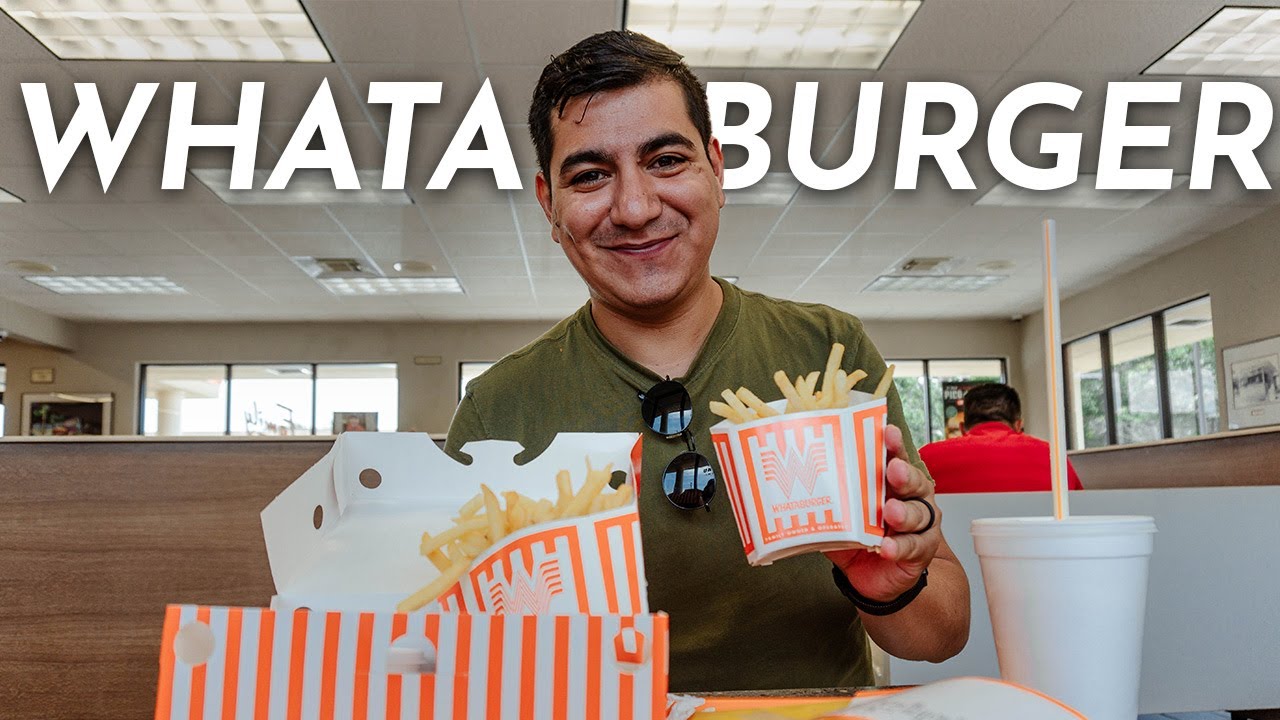 Primera vez probando WHATABURGER en Texas