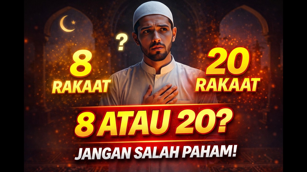 Jangan Sampai Salah Niat! Ini Makna Sebenarnya Tarawih 8 & 20