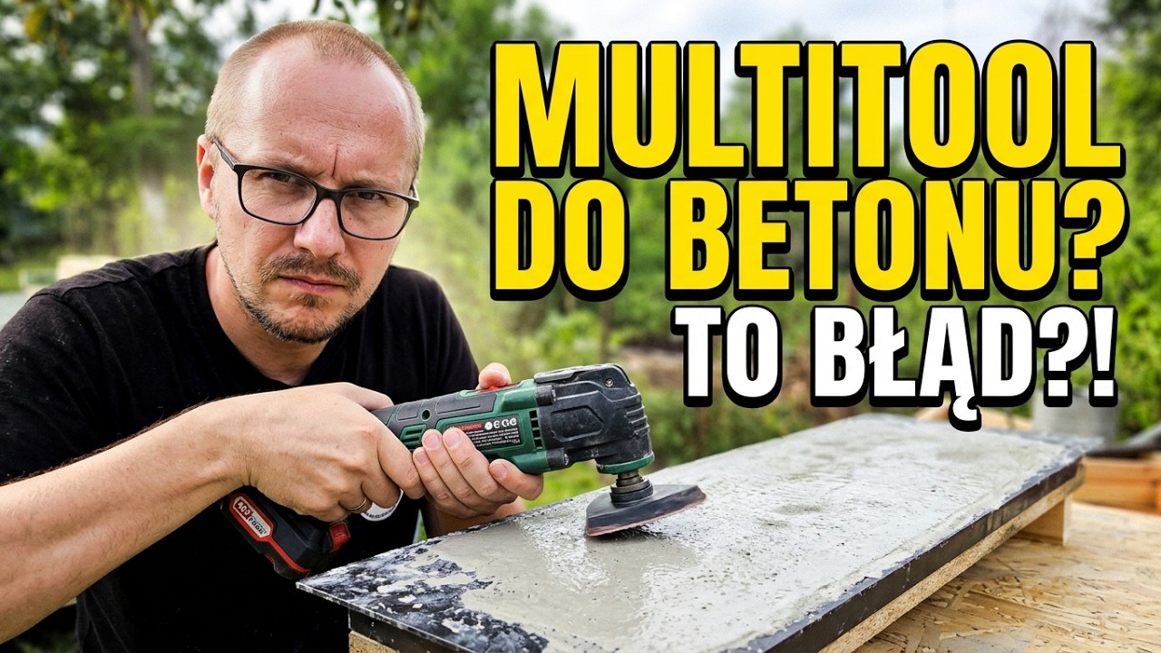 Multitool DO BETONU to BŁĄD?! Test wibrowania #4