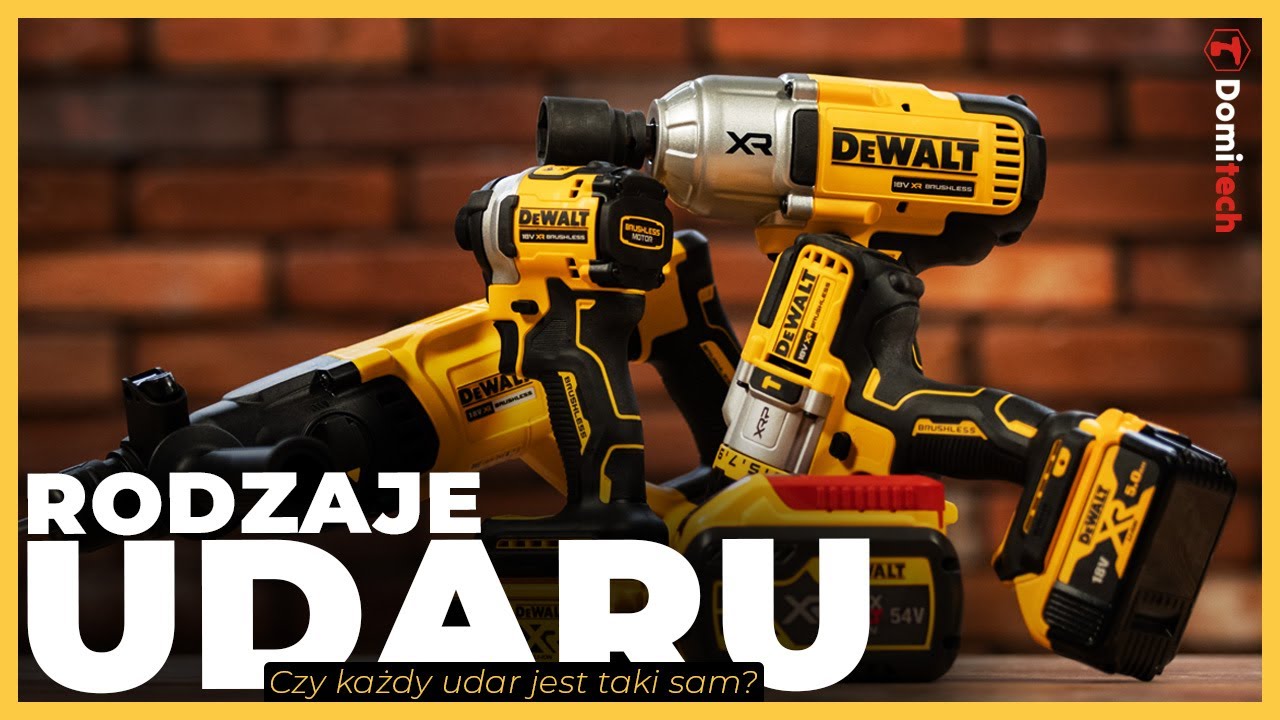Czy znasz r&oacute;żnice między rodzajami udar&oacute;w? | Elektronarzędzia DeWALT w Domitech.pl