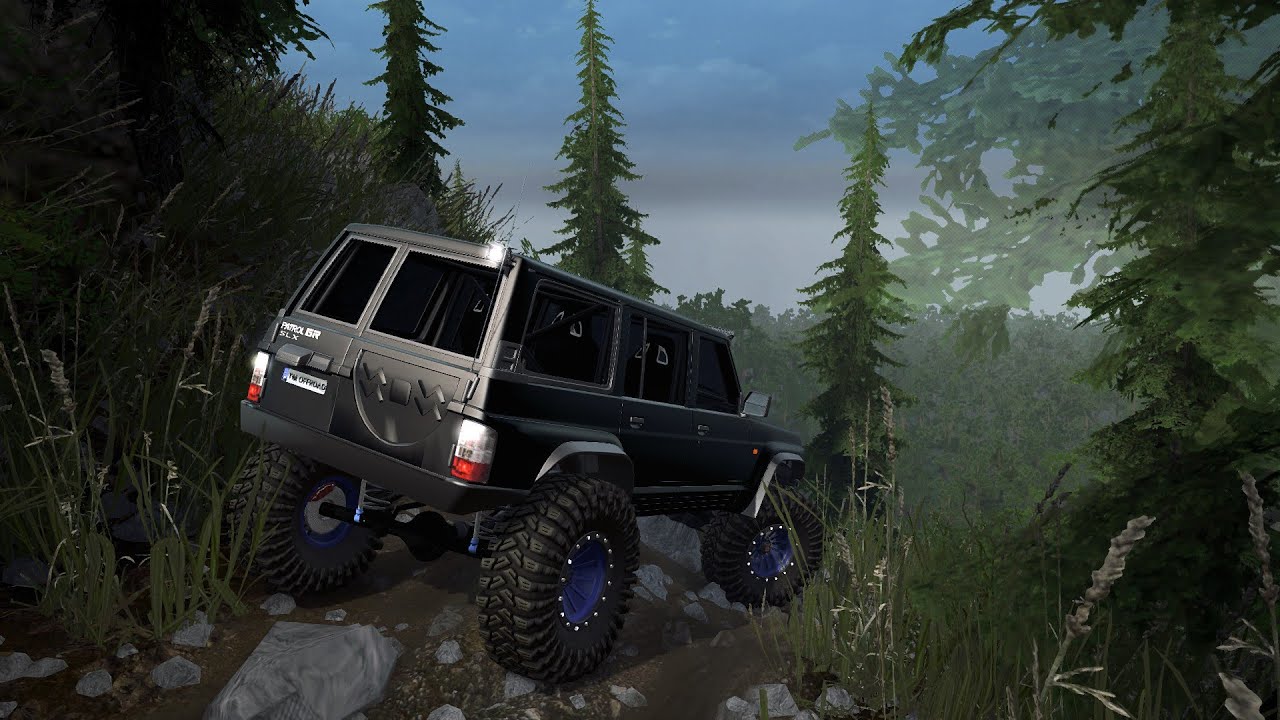 Spintires Mudrunner @TMOffroad Offroad Nissan Patrol GR Y60 Longo