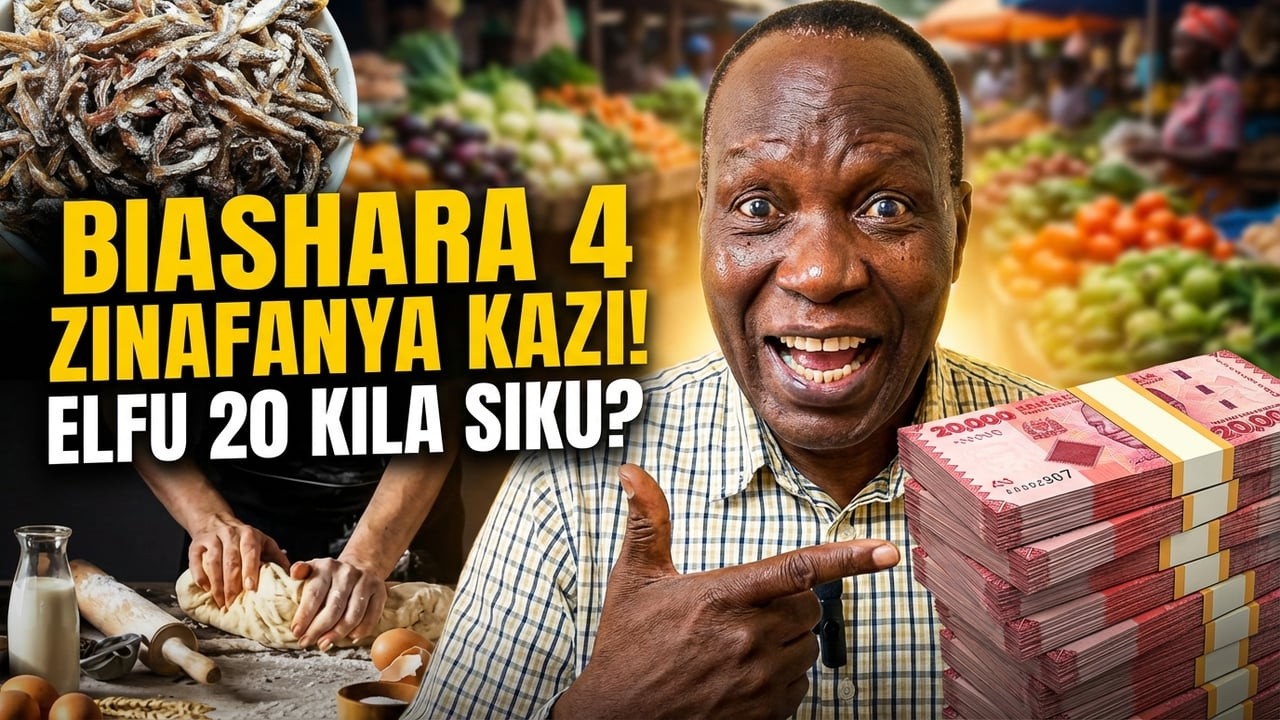 Hizi Biashara 4 Zinafanya Kazi! Unapata Elfu 20 Kila Siku? #WeekYaBiashara10 #Elfu20KilaSiku