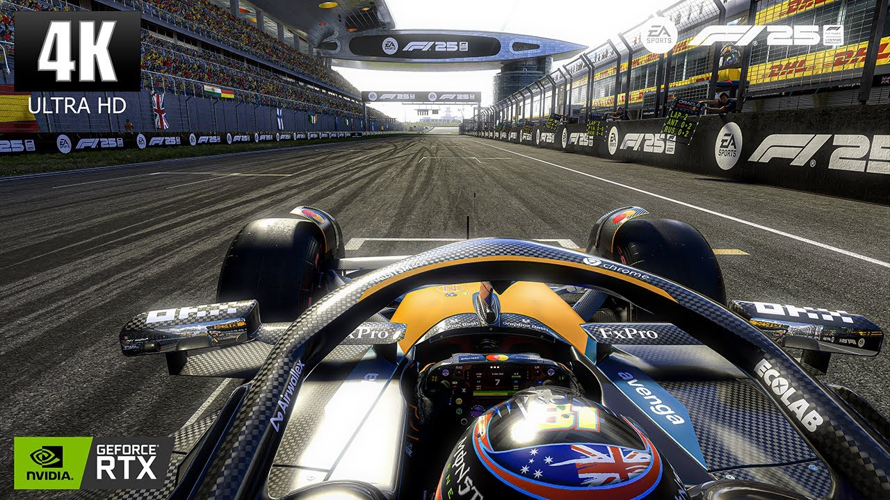 Oscar Piastri's McLaren MCL39 | Chinese GP 100% Race | Full Grand Prix Gameplay