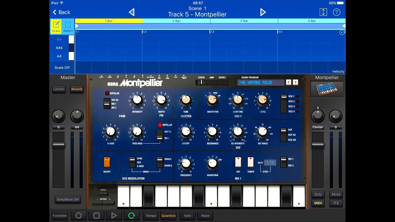 KORG Gadget Lets Compose With MONTPELLIER iMonoPoly - Demo for the iPad