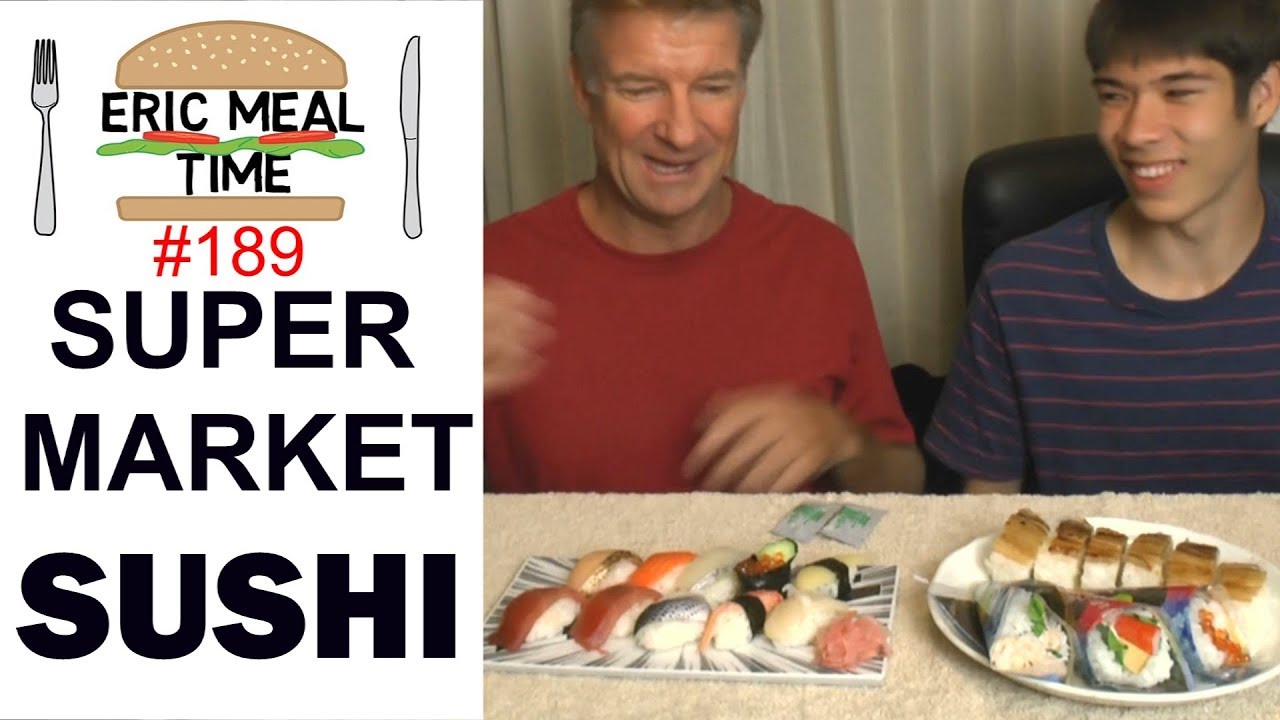 Supermarket SUSHI in Japan - Eric Meal Time #189