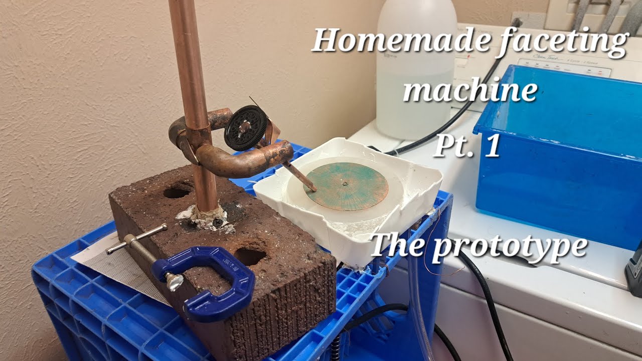 Homemade Faceting Machine, Lapidary on a budget