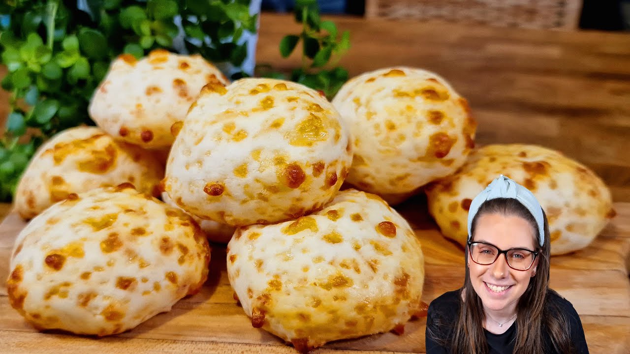 SÓ 3 INGREDIENTES, PÃO DE QUEIJO SUPER RÁPIDO E FÁCIL!