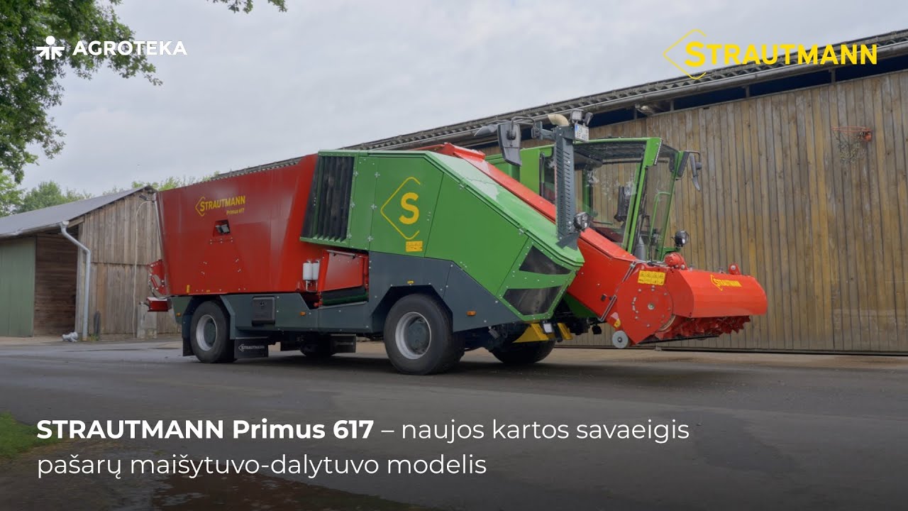 STRAUTMANN Primus 617 – самоходный смеситель-раздатчик кормов нового поколения | Агротека