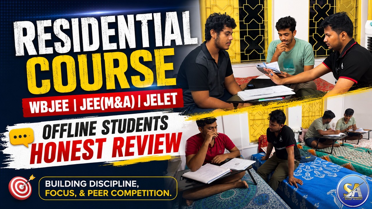 WBJEE | JEE (M&A) | JELET Offline Residential Batch Students Honest Review | WBJEE Offline Course