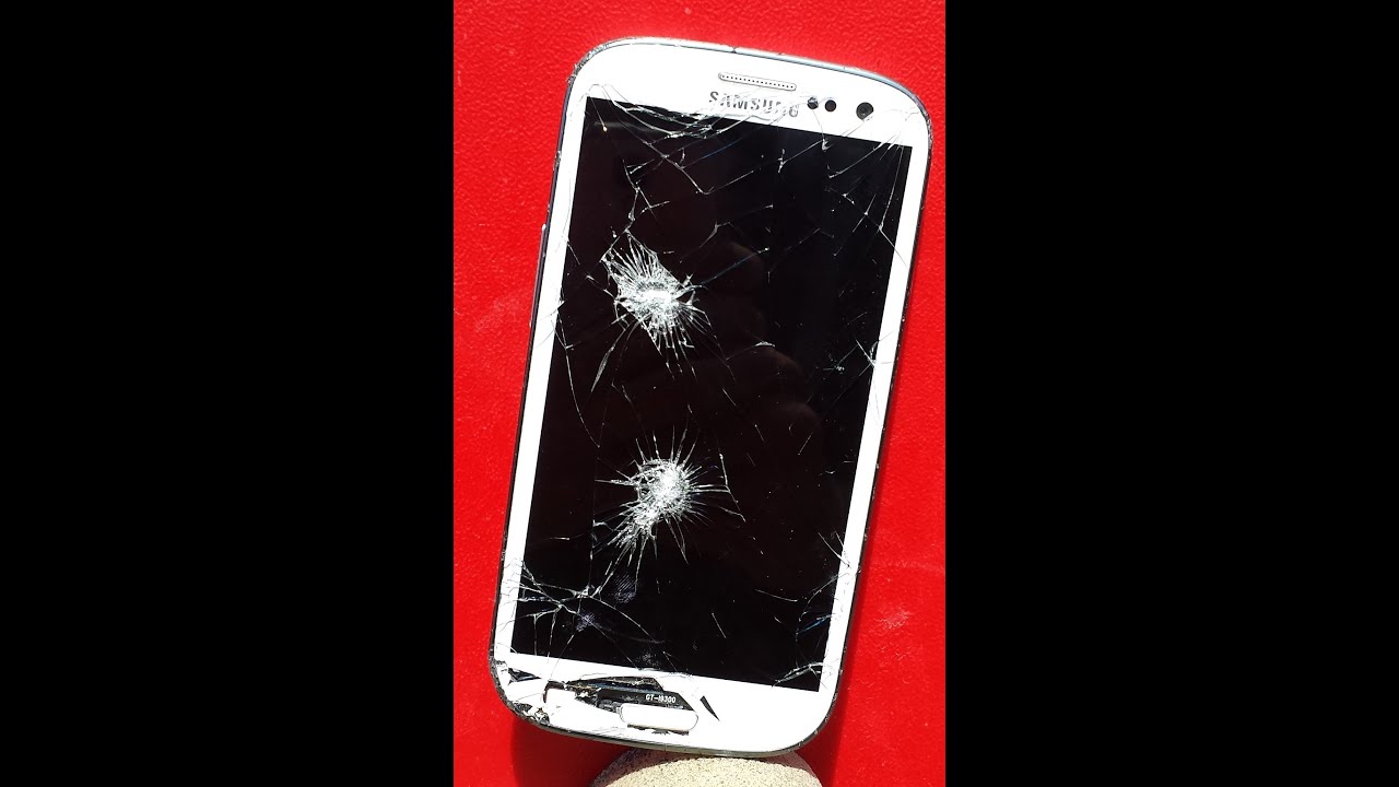 Samsung Galaxy S3 drop test