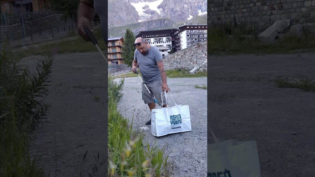 A Breuil-Cervinia insieme a Matteo di @TvVerde e @unsaccopulito