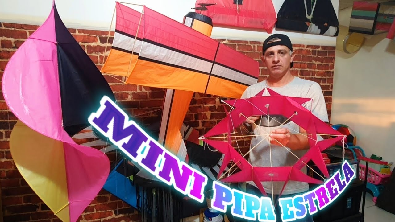 A FAMOSA MINI PIPA ESTRELA,  PIPA ART&Iacute;STICA