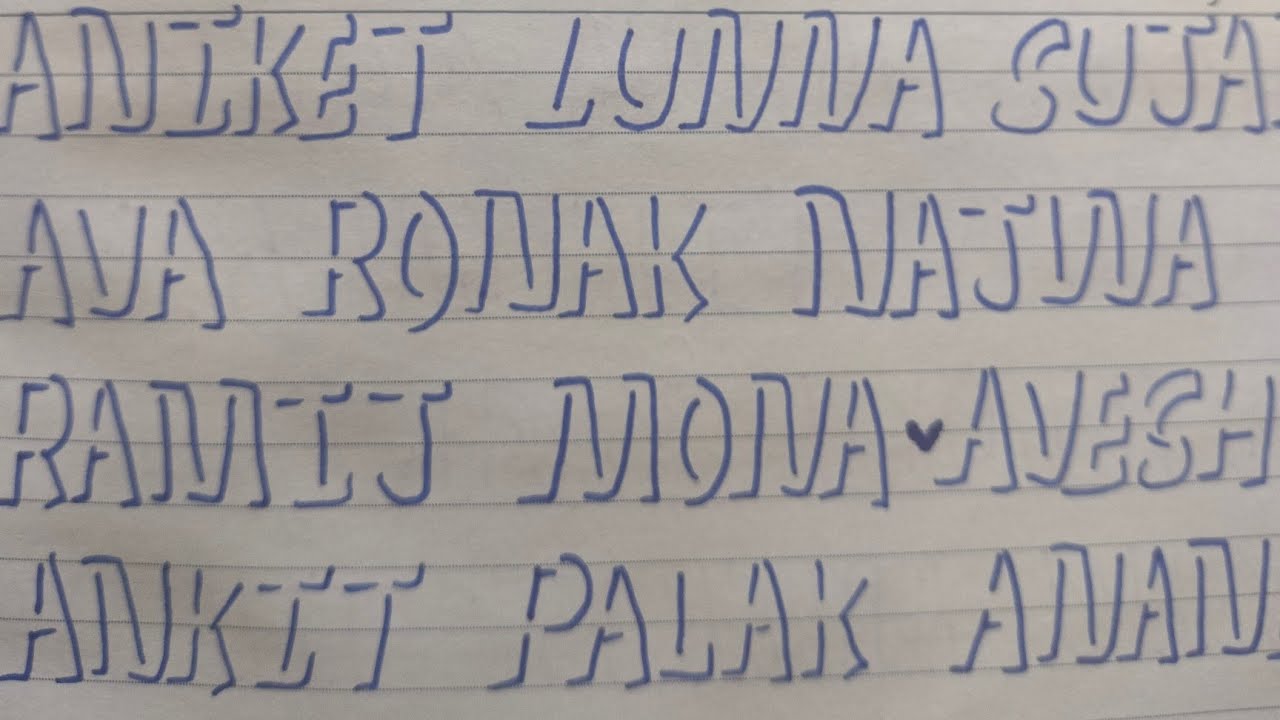 let's write my subscribers names// @artbyvincy