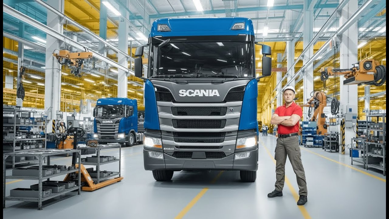 Inside $ 200 000 Scania truck Fcatory | How Scania Builds World-Class Trucks (Full Process)