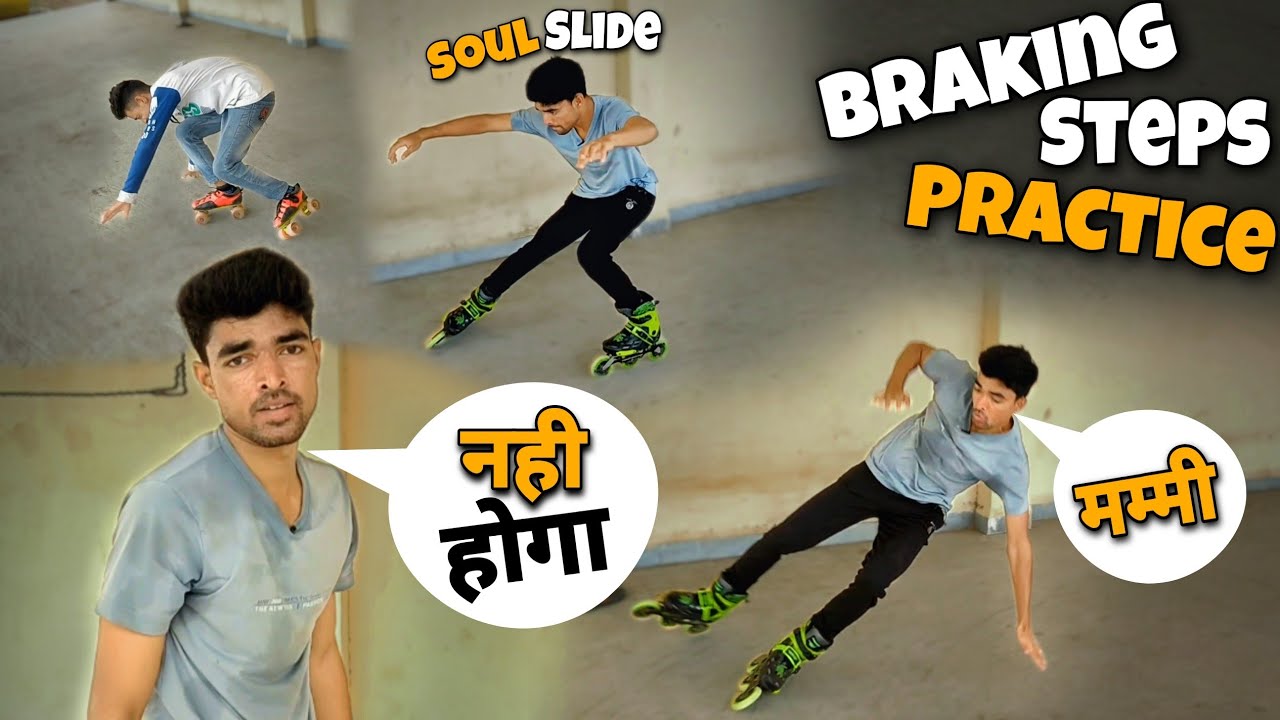 Aaj Sikhunga Heavy Braking Steps😀//On Proskate French Toast//Skating Practice