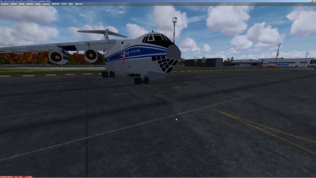Prepar3D [P3D v3.4] | ИЛ 76 | IL76 | Полет по НВ-ПБ | Прогаммируемый выход и заход | UWGG - UUEE