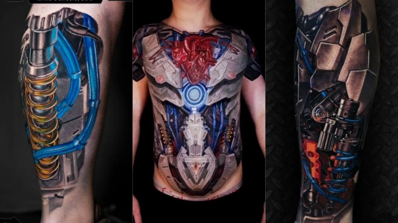 Biomechanical Tattoos By Przemek Malachowski