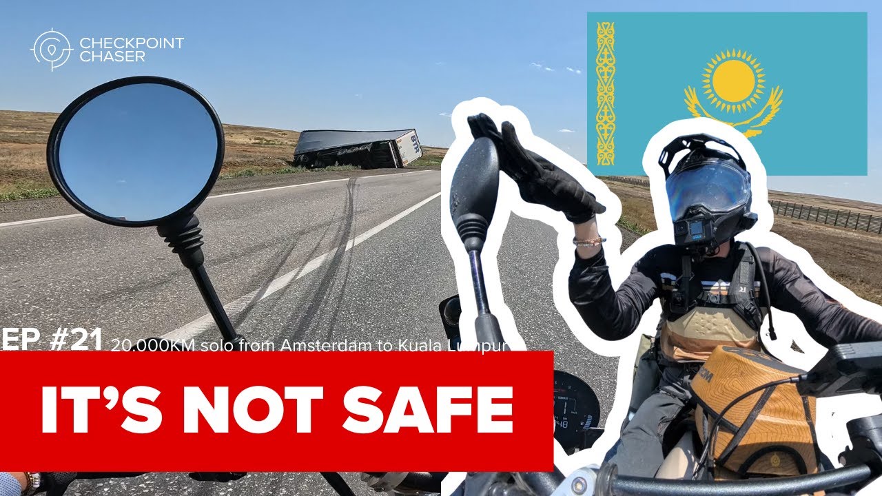 Camels, trucks & TERRIBLE roads: DANGEROUS days in the KAZAKH steppe. S01E21