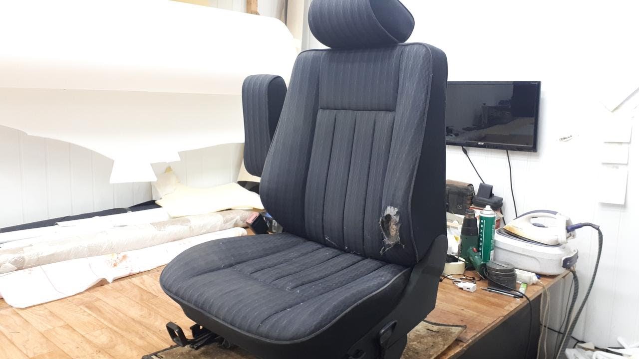 Mercedes-Benz W124. Ремонт сидения.  Seat repair.