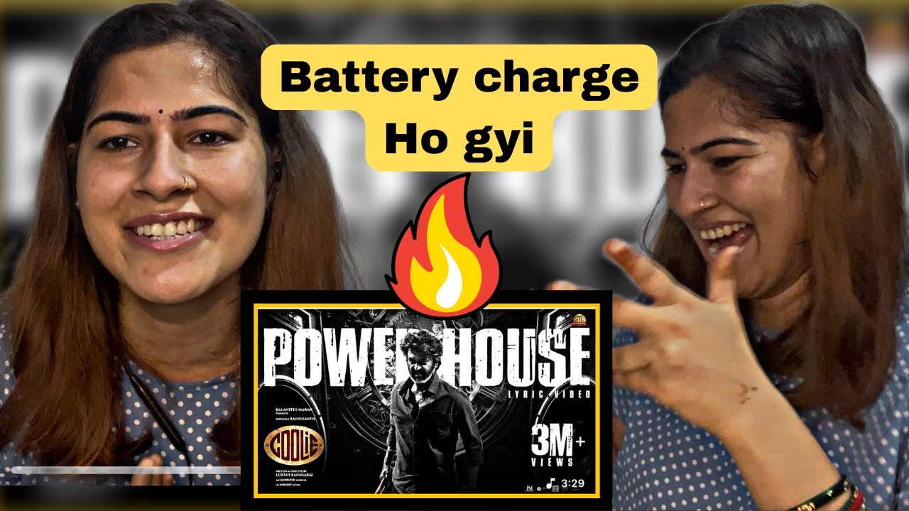 Pahadi girl reaction on Powerhouse - Official Lyric Video🔥| Coolie | Superstar Rajinikanth | Sun