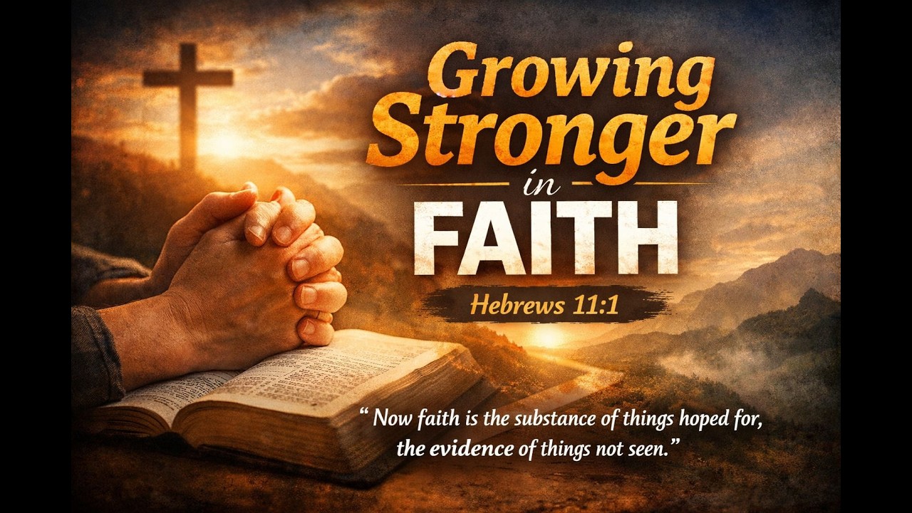 Growing Stronger in Faith | Trusting God When You Can’t See the Outcome (Hebrews 11:1)