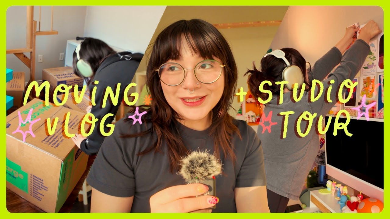 STUDIO VLOG ✿ Moving + Art Studio Tour