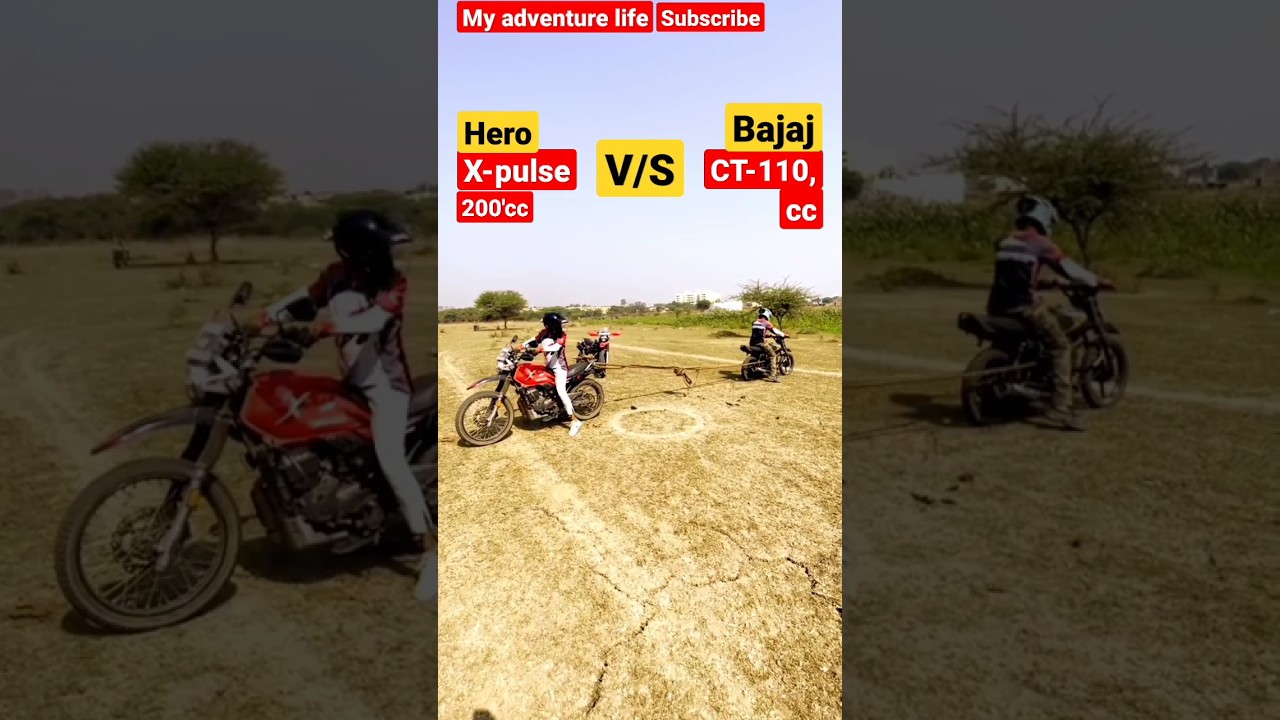 😱Bajaj CT-100 v/s X-pulse-200🔥#motocross#motogp#adventure#racing#stunt#rider#mcstan#offroad#dirtbike