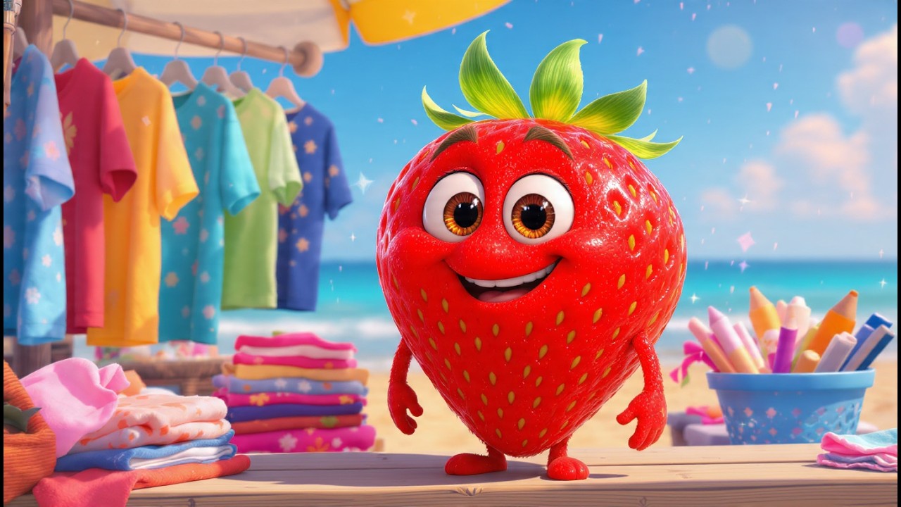 Vacation Morning Routine 🍓👕 Get Dressed with Berry at the Resort