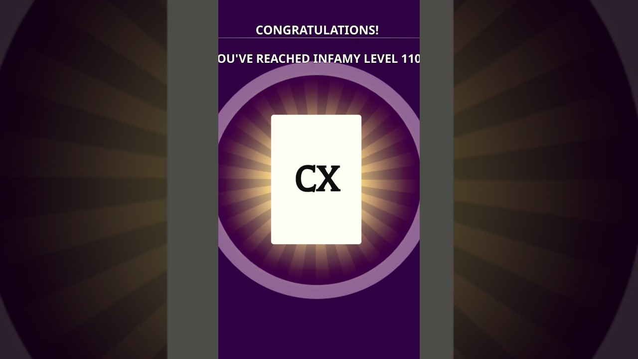 infamy 110 :D #notoriety #roblox #shorts