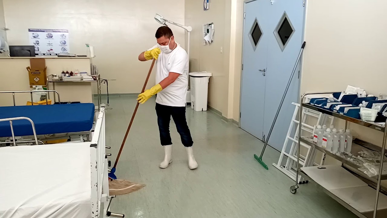 Limpeza terminal hospitalar
