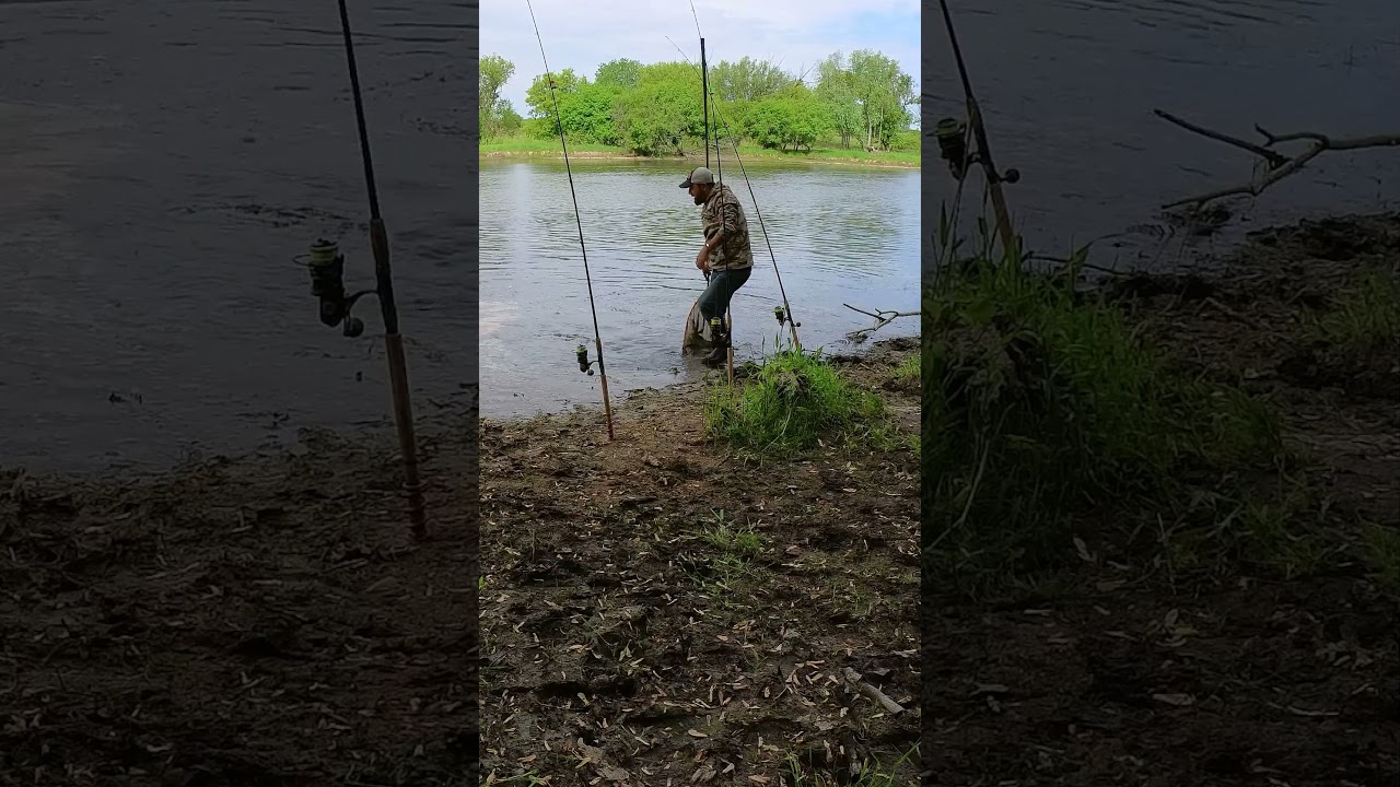 Tarde de pesca algo raro