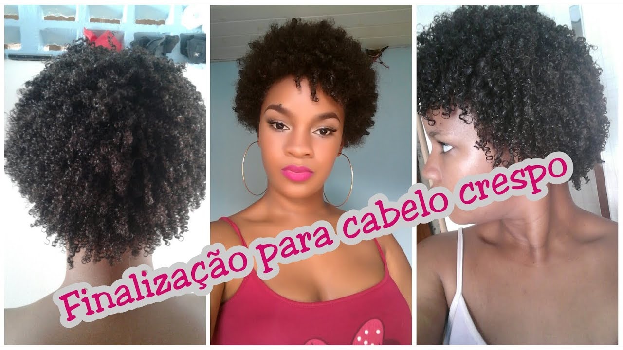 FINALIZAÇÃO PARA CABELO CRESPO 4B/4C