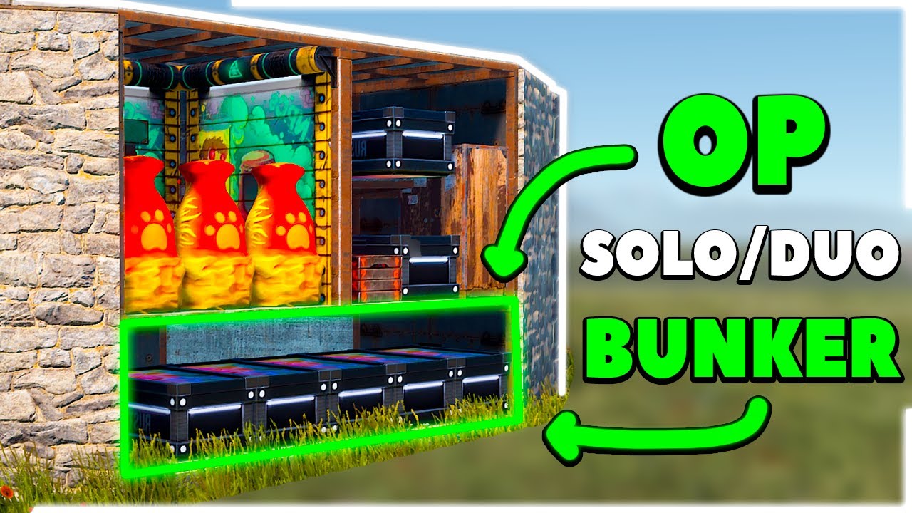 ''The HQM BASEMENT'' - Solo/Duo RUST BUNKER BASE DESIGN 2022 /RUST BASE DESIGN 2022
