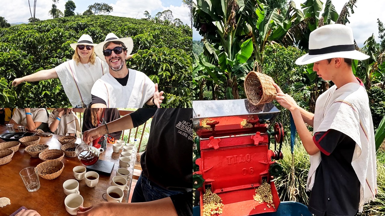 ARGENTINOS aprenden como hacer un BUEN CAFÉ ☕ 🇨🇴 | Chuncanos en Colombia