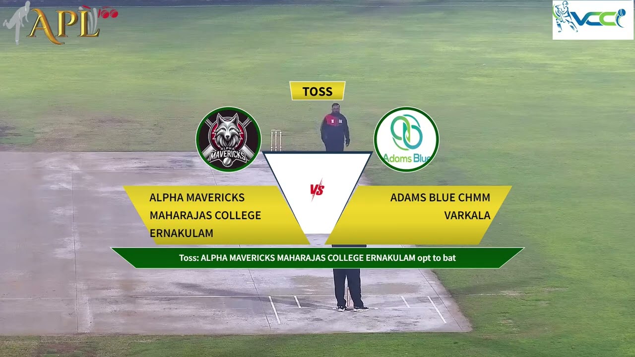 03 Feb 2026  ADAMS BLUE CHMM VARKALA vs ALPHA MAVERICKS MAHARAJAS COLLEGE ERNAKULAM  APL 2026 SEASON