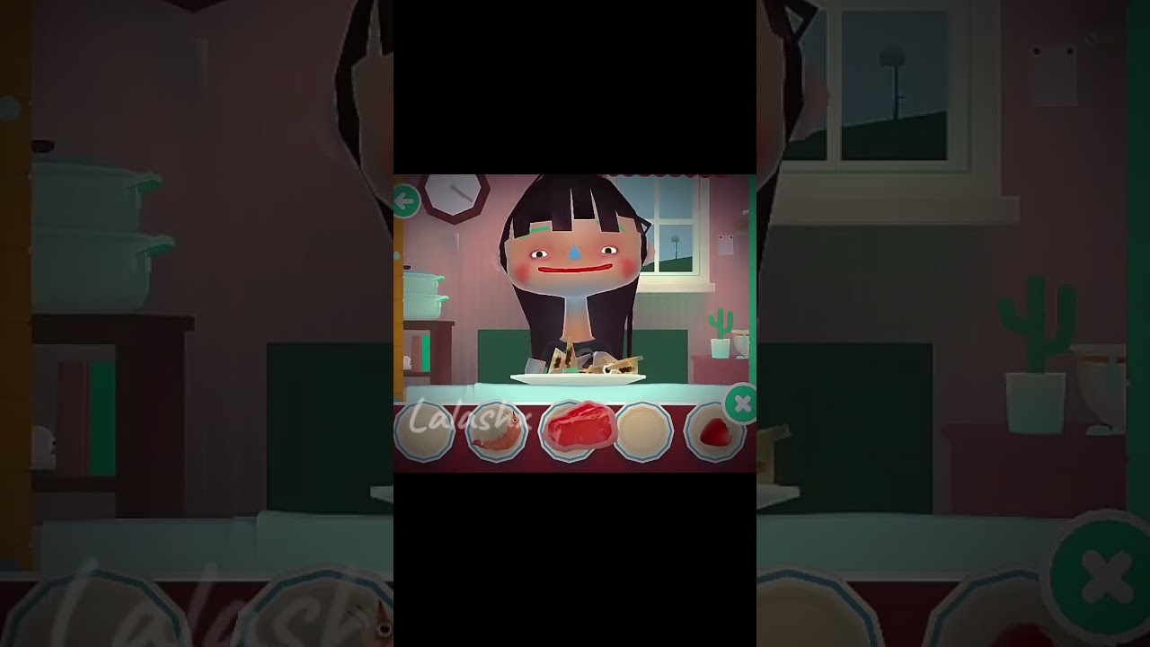 Giving her real FOOD because she has been getting poisoned game : toca boca jr
