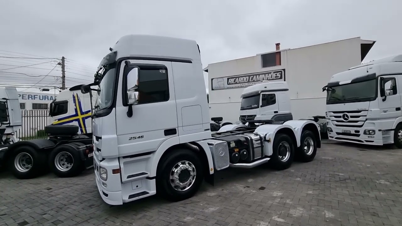 VENDIDO SR LUAN - ACTROS 2546 2011 REVISADO COM GARANTIA RICARDO CAMINHÕES CURITIBA