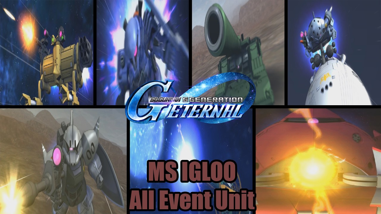SD Gundam G Generation Eternal - MS IGLOO Event units