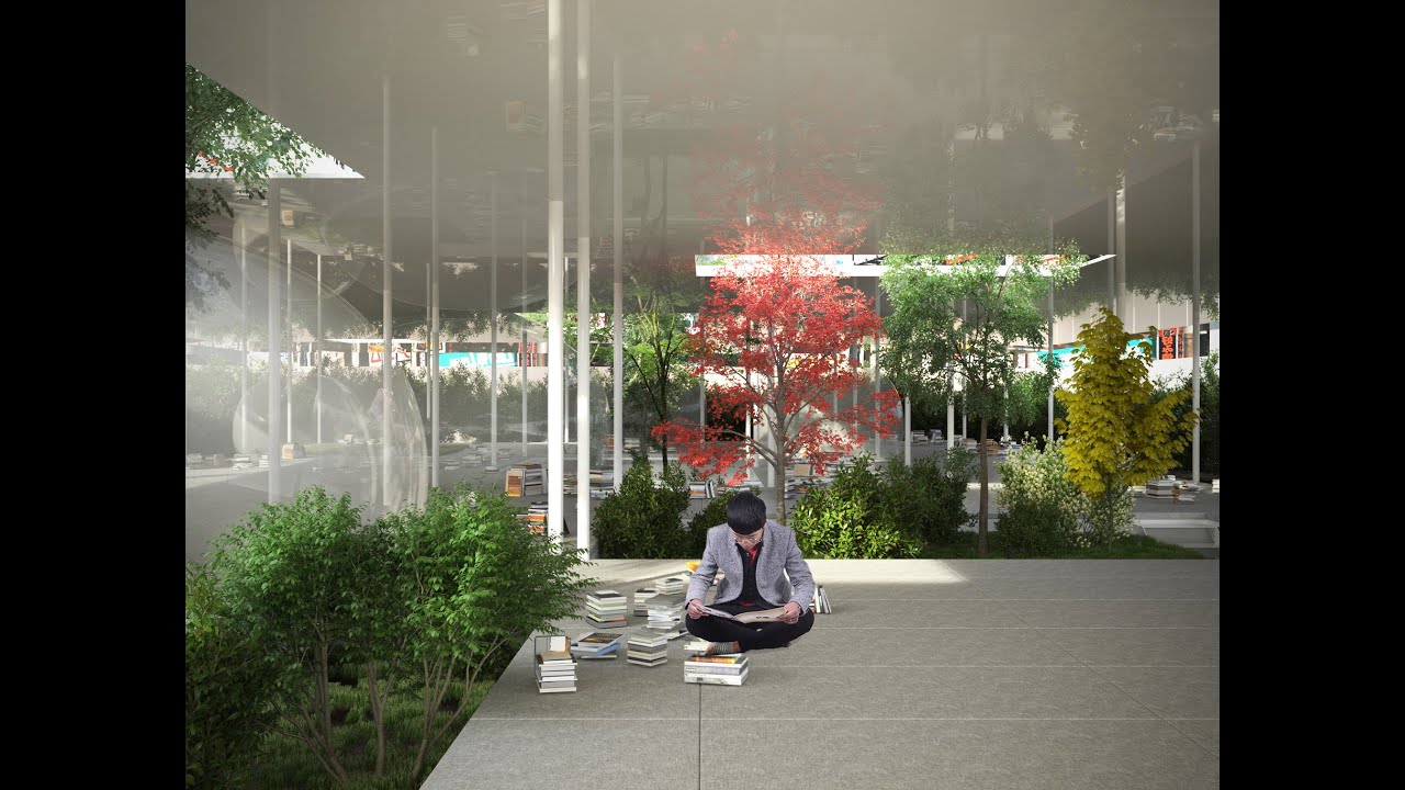 Tokyo Anti Library | Architecture & Design Competition | 3rd Prize: Gauthier Gaillard, Alice Ravelo