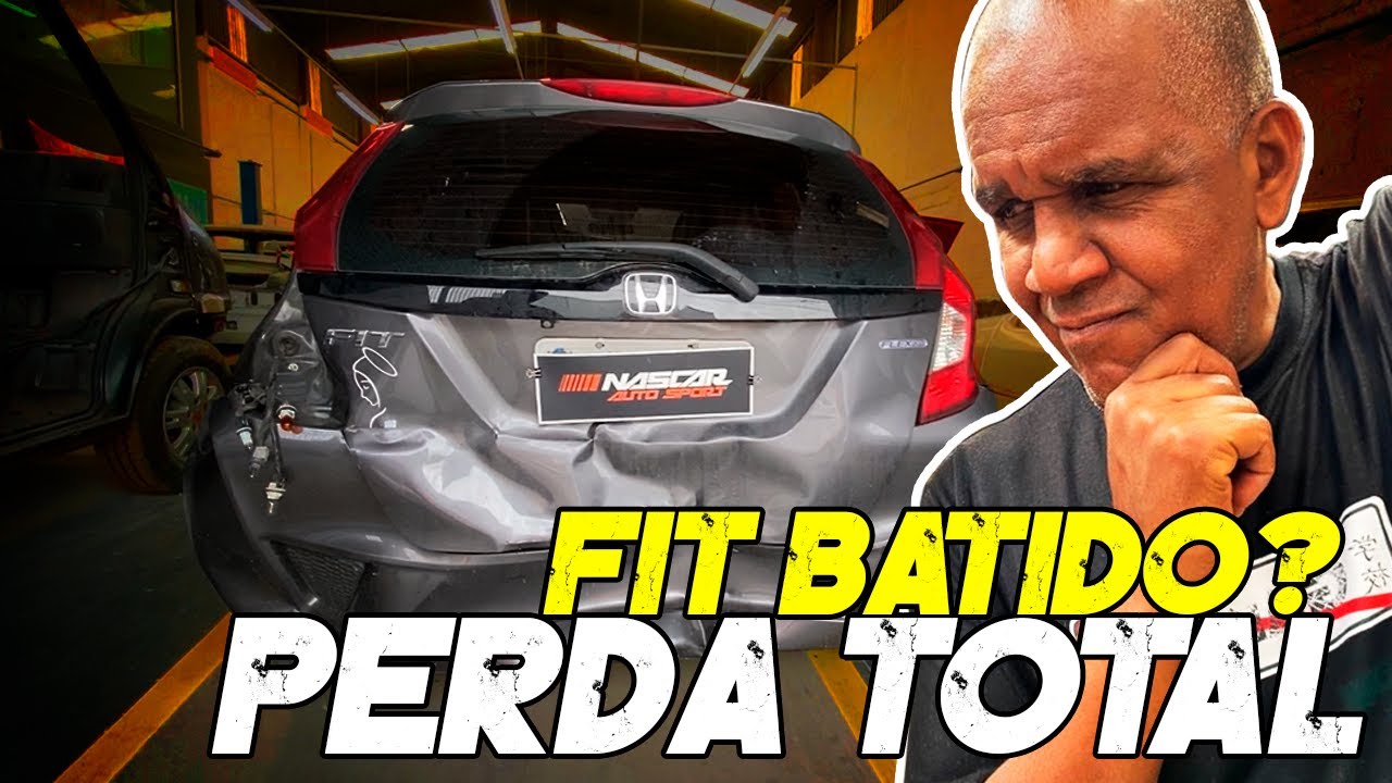 PERDA TOTAL!!😱 NÃO DESSA VEZ!!😎 HONDA FIT BATIDO  FOI DECLARADO PT PELA SEGURADORA!!