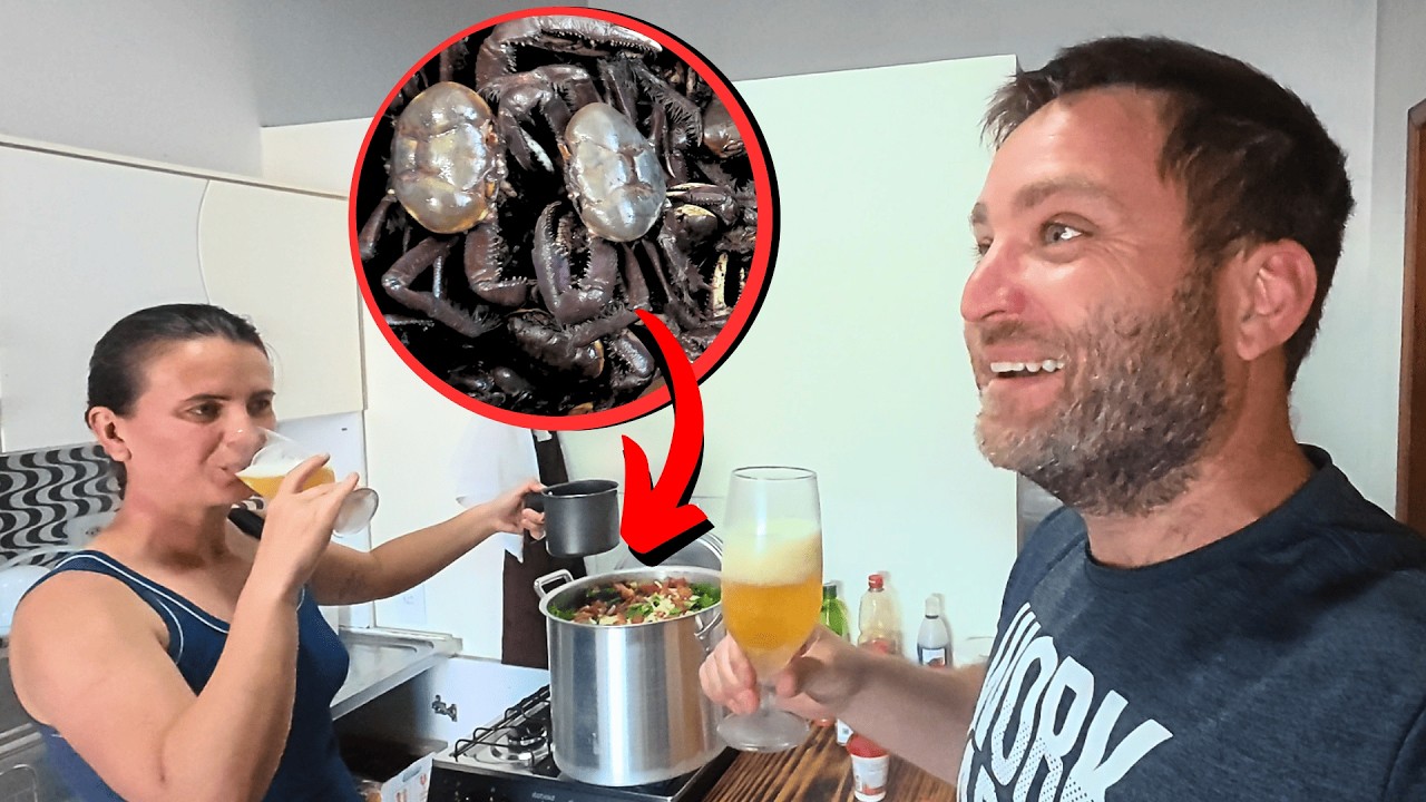 COMEMOS uma PANELADA GIGANTE de CARANGUEJO! T14.ep143