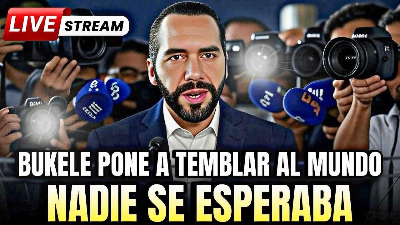URGENTE🚨BUKELE PONE A TEMBLAR AL MUNDO NADIE SE ESPERABA ESTA RESPUESTA