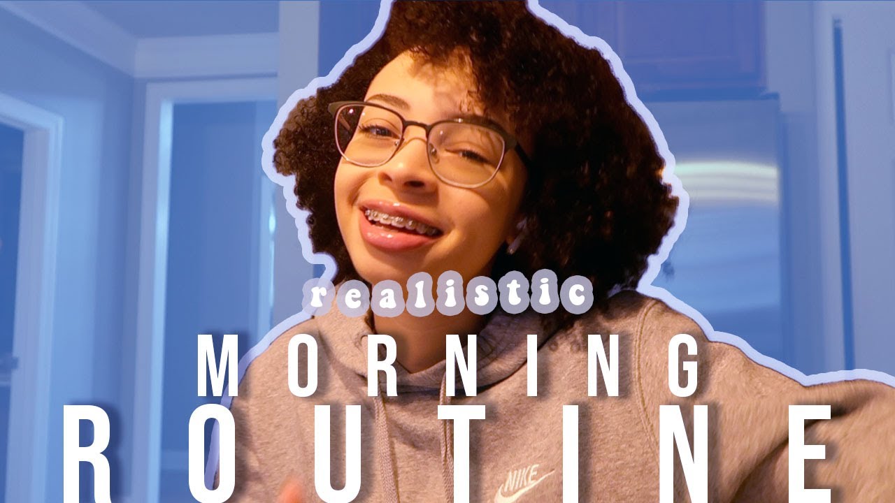my REALISTIC school morning routine *vlog style* | aliyah simone