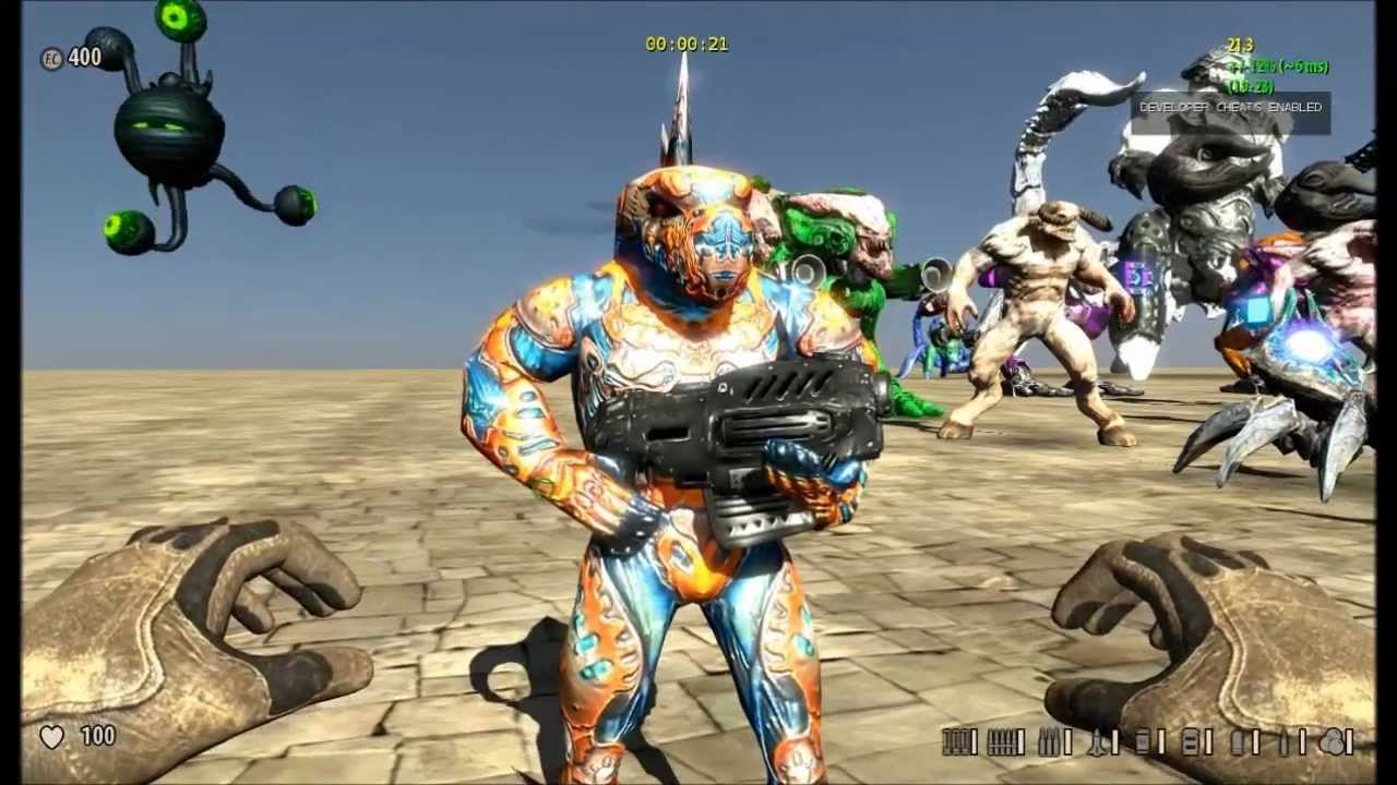 Serious Sam 3 Custom Melee PoC and Unused Gnaar Melee