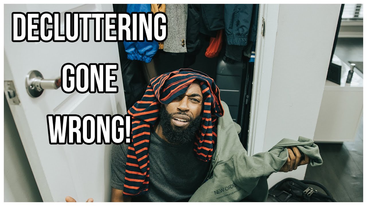 Decluttering can be quite challenging! Watch my process of letting go | Minimalism | Corey Jones