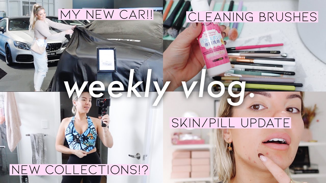 WEEKLY VLOG 🎥 NEW CAR! + TOUR 🚗 PILL UPDATE 💊 NEW COLLABS?! 🦋 JAZ HAND