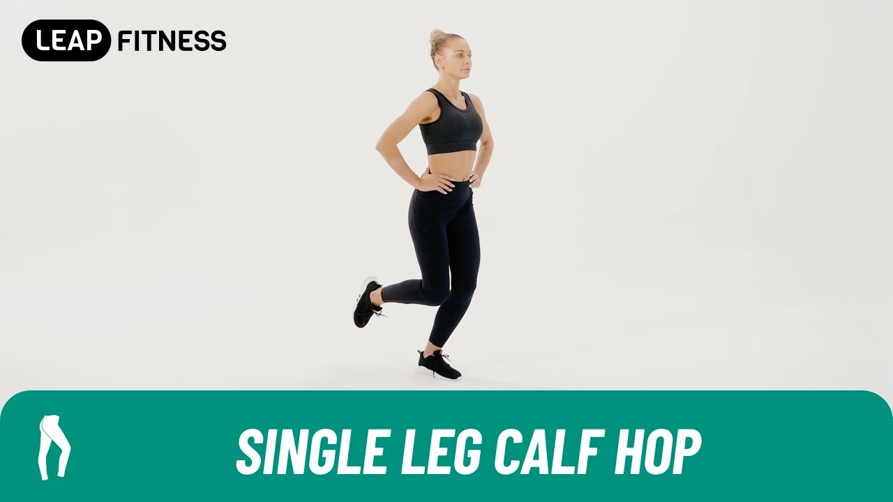 How to Do：SINGLE LEG CALF HOP