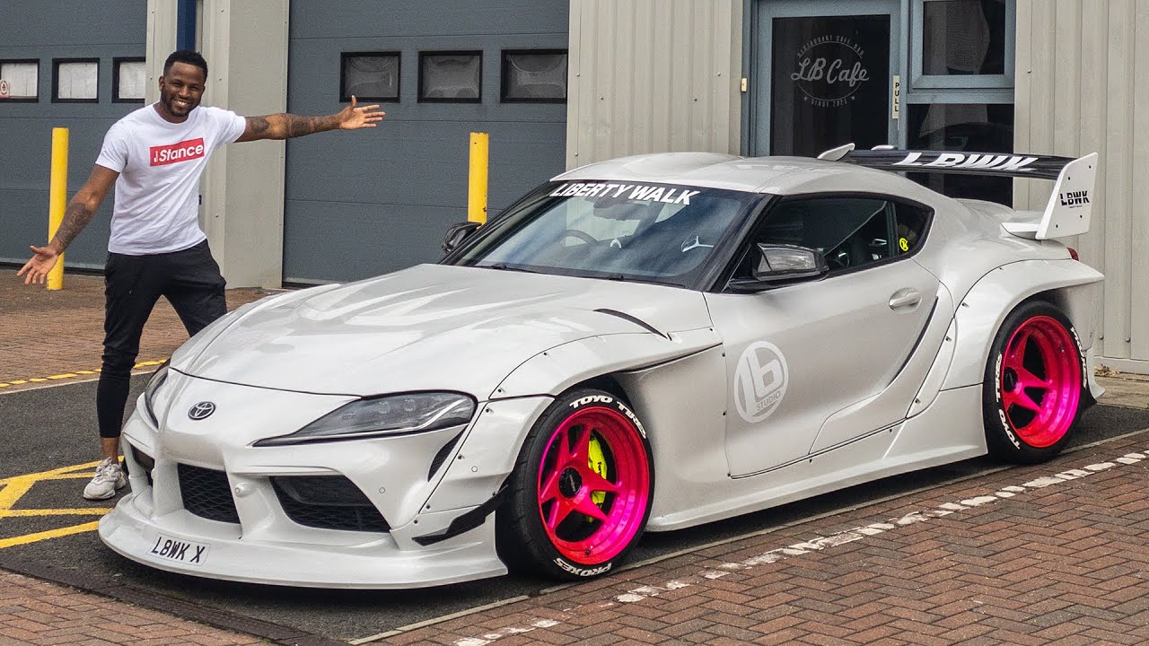 Эта 500-сильная Toyota Supra WIDEBODY Liberty Walk Edition просто ПОТРЯСАЮЩАЯ! | 4K