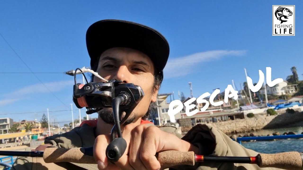 Pesca ultra ligera UL en la caleta del quisco jureles